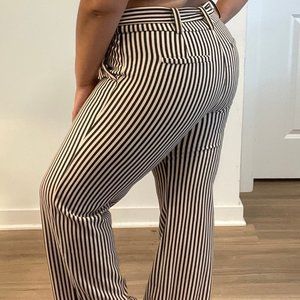 Striped - Wide Leg Pants